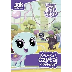 LITTLEST PET SHOP JAK W KOŁOWROTKU KOLORUJ CZYTASJ NAKLEJAJ 