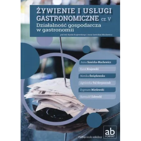 Działalność Gospodarcza W Gastronomii. Żywienie I Usługi Gastronomiczne V Działalność Gospodarcza W Gastronomii. Żywienie I Usługi Gastronomiczne V