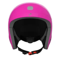 KASK NARCIARSKI SNOWBOARDOWY XS-S ROZMIAR 51-54 + LAMPKA LED I KAMIZELKA POC POCITO SKULL FLUORESCENT PINK