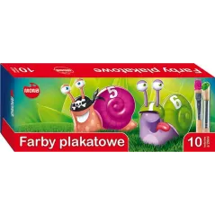 FARBY PLAKATOWE 10 KOLORÓW