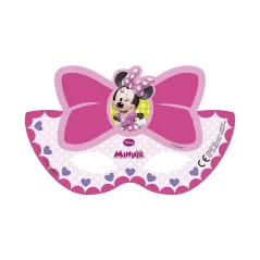 MASKA PAPIEROWA MYSZKA MINNIE  6 SZT.