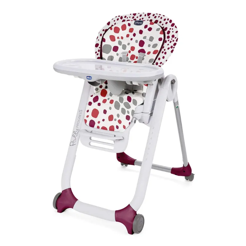 KRZESEŁKO DO KARMIENIA 5 W 1 CHICCO POLLY PROGRES 5 CHERRY 0+ II GATUNEK