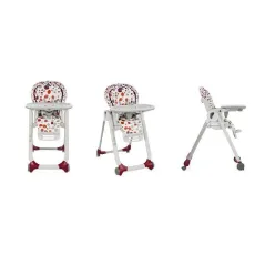 Krzesełko Do Karmienia 5 W 1 Chicco Polly Progres 5 Cherry 0+ Ii Gatunek