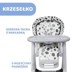 KRZESEŁKO DO KARMIENIA 5 W 1 CHICCO POLLY PROGRES 5 CHERRY 0+ II GATUNEK