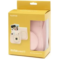 POKROWIEC RÓŻOWY Z PASKIEM DO INSTX MINI 11