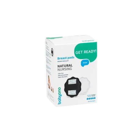 WKŁADKI LAKTACYJNE CZARNE 24 SZT. BABYONO NATURAL NURSING