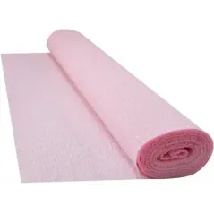 BIBUŁA MARSZCZONA 50 X 200 CM JASNOROŻOWA