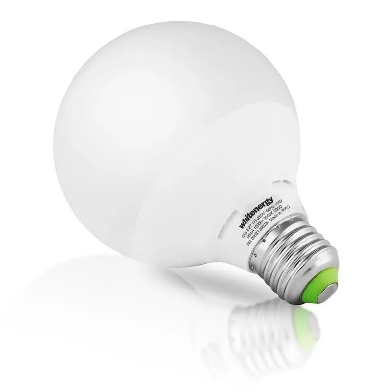 ŻARÓWKA LED WHITENERGY G95, E27 10W