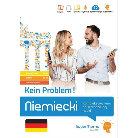 Niemiecki Kein Problem! Kompleksowy kurs do samodzielnej nauki poziom podstawowy A1A2 średni B1  Trambacz Waldemar