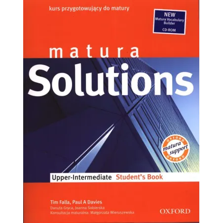 Matura Solutions UpperIntermediate ORAL PKCD Tim Falla