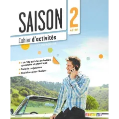Saison 2 ćwiczenia  CD Audio poziom A2B1  Cartier Isabell, Dereeper Camille, Gomy Camille