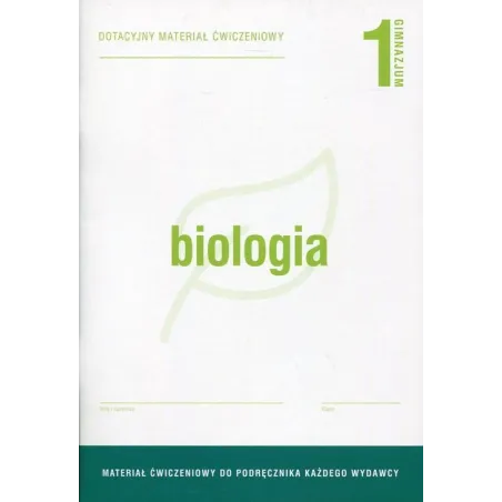 Biologia 1. Materiały Ćwiczeniowe Dla Gimnazjum
