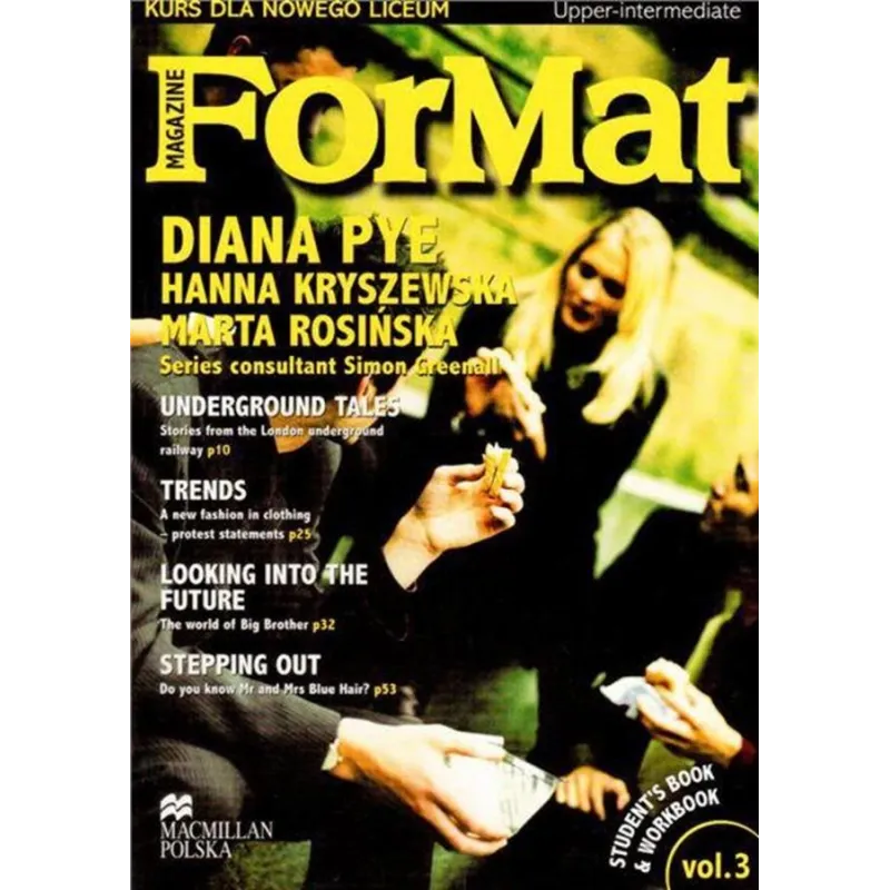 ForMat 3. Podręcznik  ćwiczenia. Język angielski Pye Diana