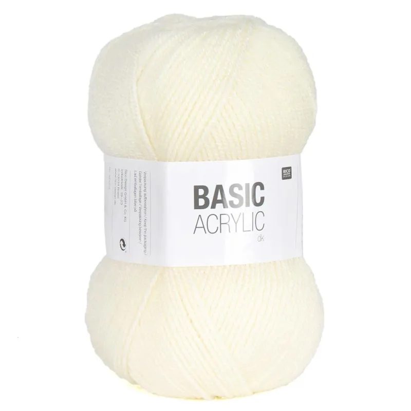 WŁÓCZKA AKRYLOWA 100G/310M KREMOWY