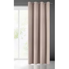 Zasłona Zaciemniająca Na Przelotkach Logan 135 X 250 Cm Pudrowa Eurofirany
