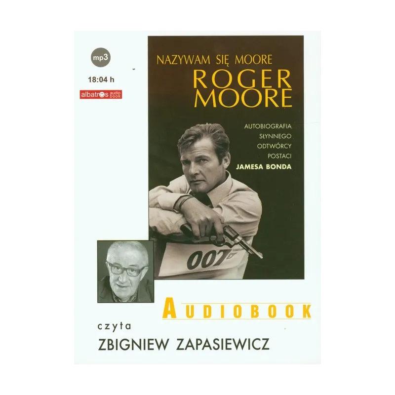 NAZYWAM SIĘ ROGER MOORE AUDIOBOOK CD MP3