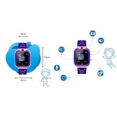 ZEGAREK SMARTWATCH  DZIECIĘCY CALMEAN EASY RÓŻOWY
