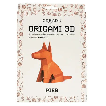 Origami 3D Pies Zestaw Kreatywny 5+ Origami 3D Pies Zestaw Kreatywny 5+