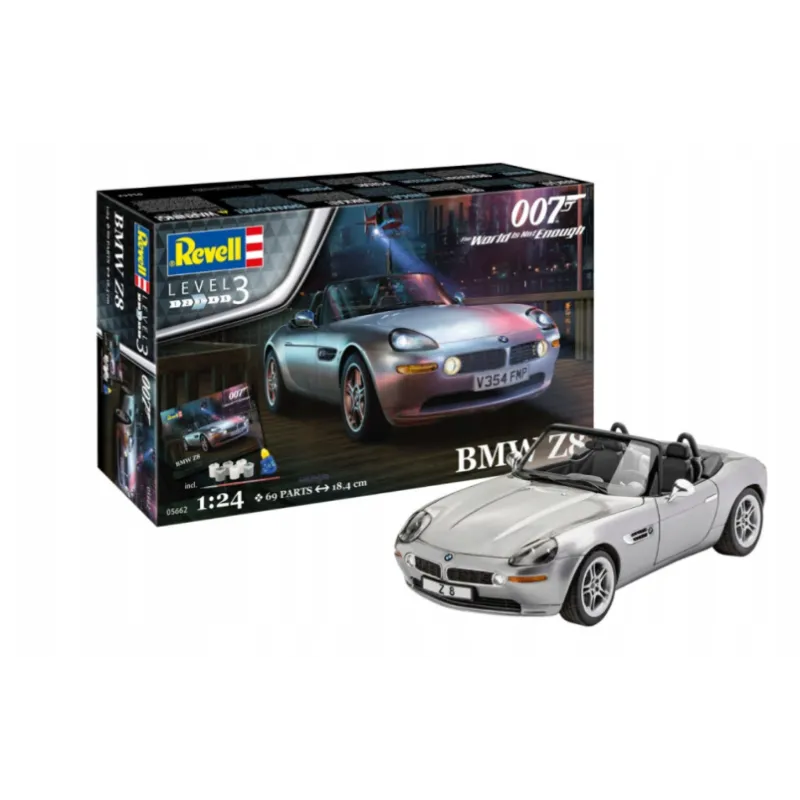 MODEL DO SKLEJANIA BMW Z8 JAMES BOND 007 THE QORLD IS NOT ENOUGH 8+