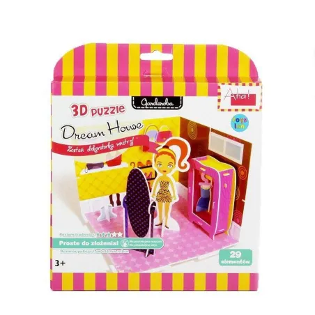 Dream House Garderoba Puzzle 3D 3+