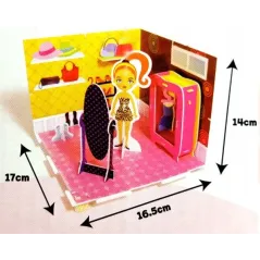 DREAM HOUSE GARDEROBA PUZZLE 3D 3+