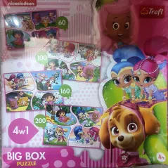 BIG BOX 4W1 PUZZLE 200 ELEMENTÓW 4+