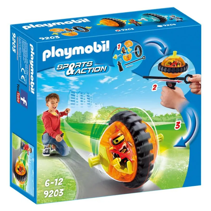 SPEED ROLLER POMARAŃCZOWY PLAYMOBIL 9203 6+
