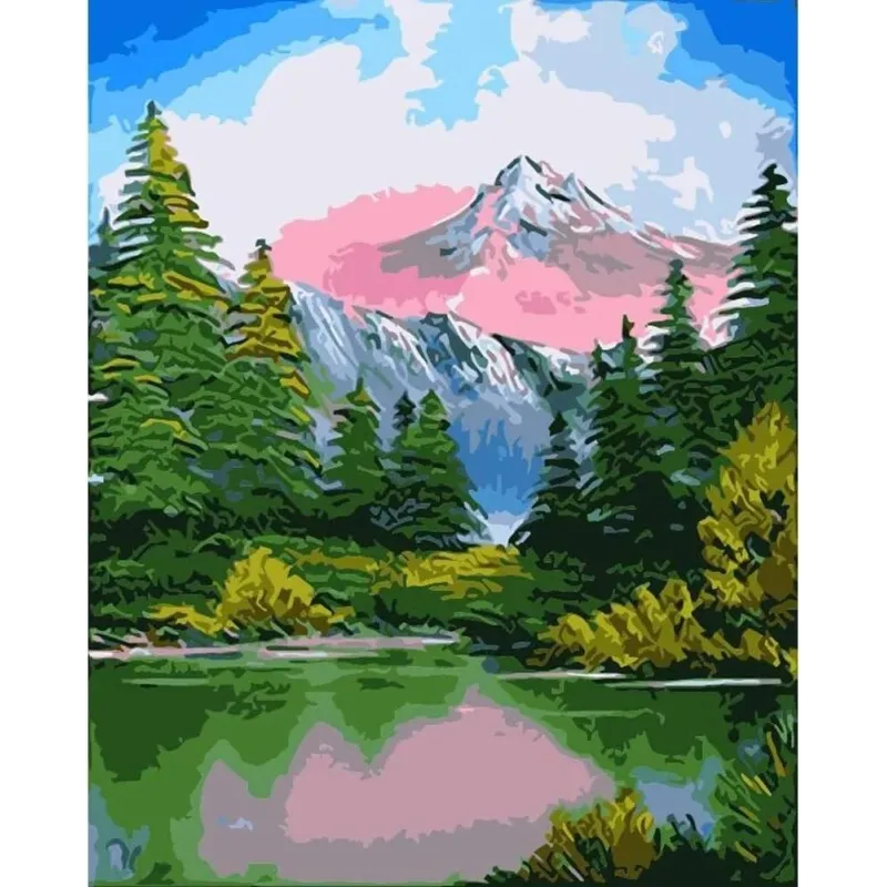 MALOWANIE PO NUMERKACH ŚWIT TAJDZE 40 X 50CM 14+