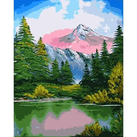 MALOWANIE PO NUMERKACH ŚWIT TAJDZE 40 X 50CM 14+