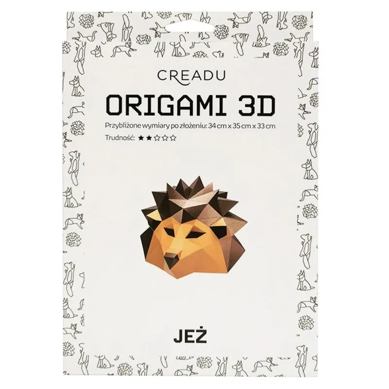 ORIGAMI JEŻ 3D