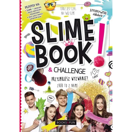 SLIME BOOK AND CHALLENGE PRZYJMUJESZ WYZWANIE? - Books and Fun