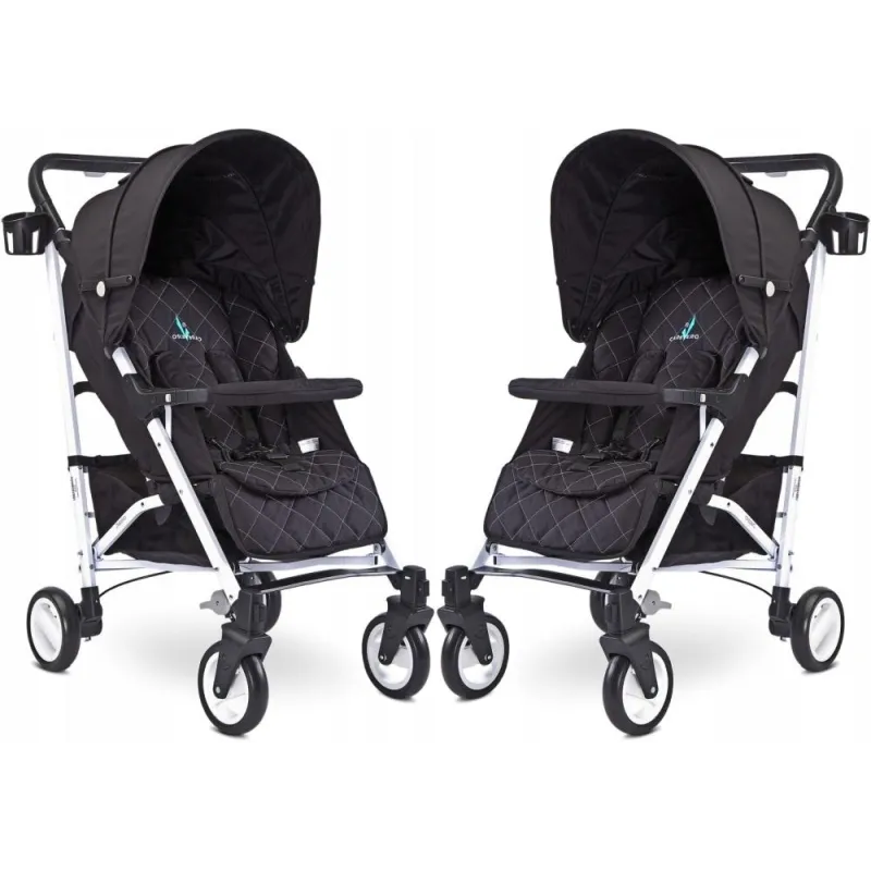 WÓZEK SPACEROWY CZARNY CARETERO SONATA BLACK 6M+