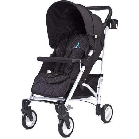 Wózek Spacerowy Czarny Caretero Sonata Black 6M+