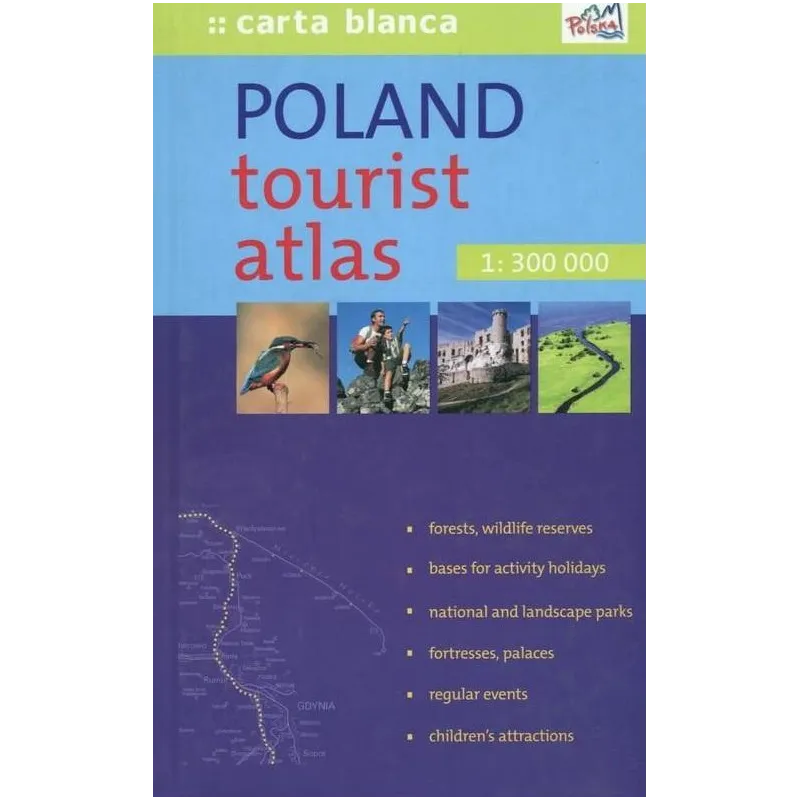 POLAND TOURIST ATLAS 1:300 000