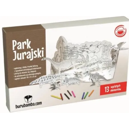 PUZZLE PRZESTRZENNE PARK JURAJSKI