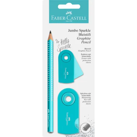 Ołówek + Gumka + Temperówka Faber-Castell Ołówek + Gumka + Temperówka Faber-Castell