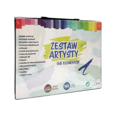 ZESTAW ARTYSTY 168 ELEMENTÓW