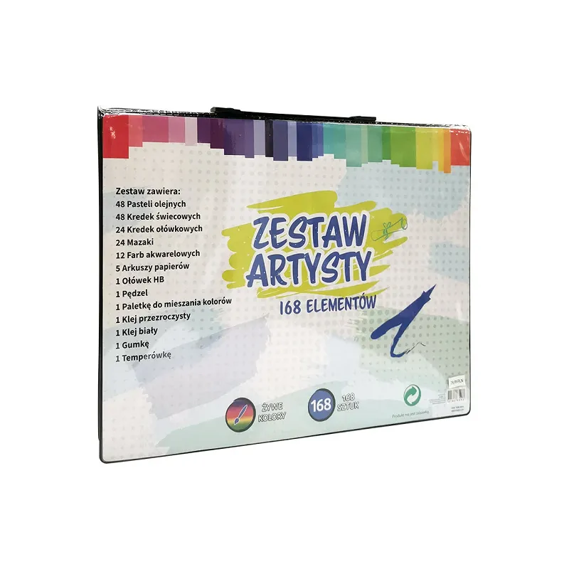 ZESTAW ARTYSTY 168 ELEMENTÓW