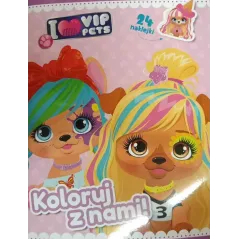 I LOVE MY VIP PETS. NAKLEJAM I KOLORUJĘ