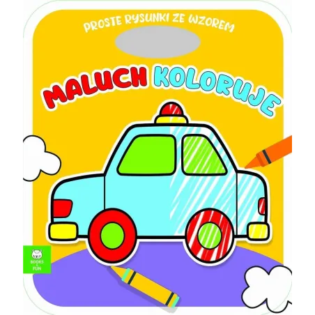 Auto. Maluch Koloruje Auto. Maluch Koloruje