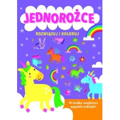 JEDNOROŻCE. ROZWIĄZUJ I KOLORUJ