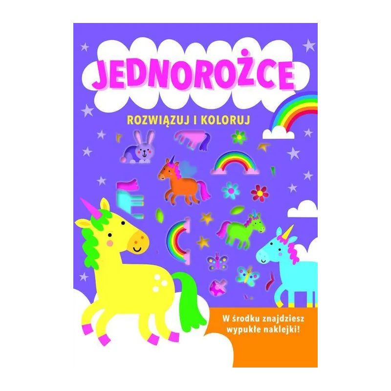 JEDNOROŻCE. ROZWIĄZUJ I KOLORUJ