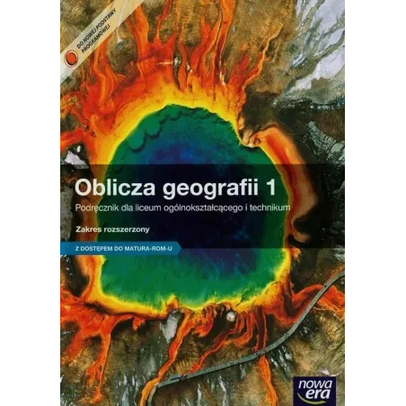 Geografia LO KL 1. Podręcznik. Zakres rozszerzony. Oblicza geografii z kodem dostępu MaturaROM 2014 Roman Malarz