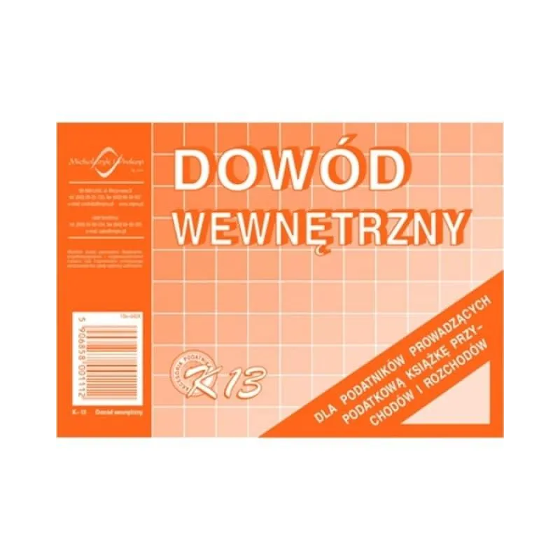 DOWÓD WEWNĘTRZNY A6 TYP: K13