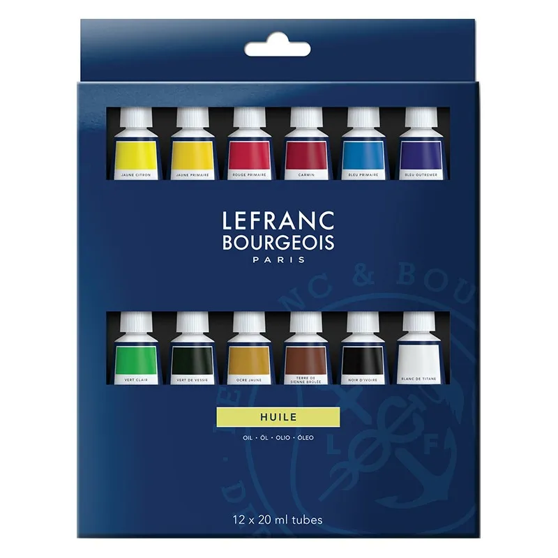 FARBY OLEJNE LEFRANC BOURGEOIS 12 KOLORÓW