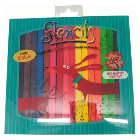 KREDKI ŚWIECOWE 18 KOLORÓW FLEXCILS