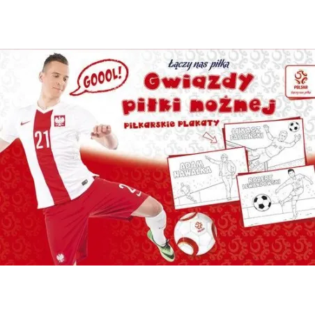Piłkarskie Plakaty Do Kolorowania. Gwiazdy Piłki Nożnej