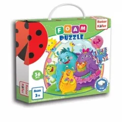 Puzzle Piankowe Potworki 36 Elementów