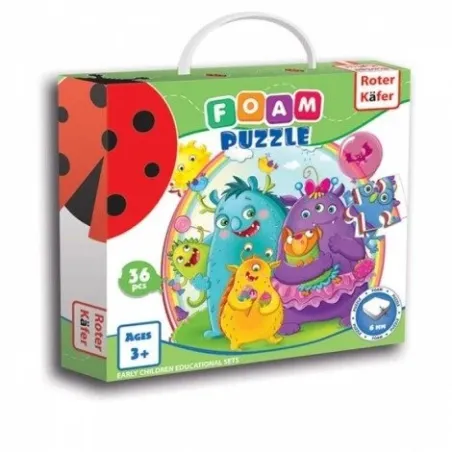 Puzzle Piankowe Potworki 36 Elementów