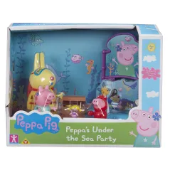PODWODNY ŚWIAT ŚWINKI PEPPY 3 FIGURKI + AKCESORIA 3+